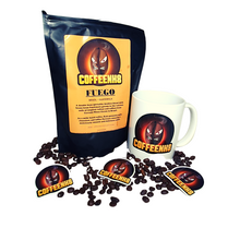Load image into Gallery viewer, Fuego Coffee beans - A double bean speciality Arabica coffee blend
